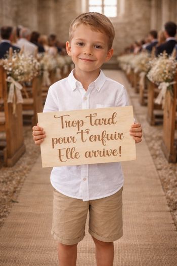 Pancarte mariage