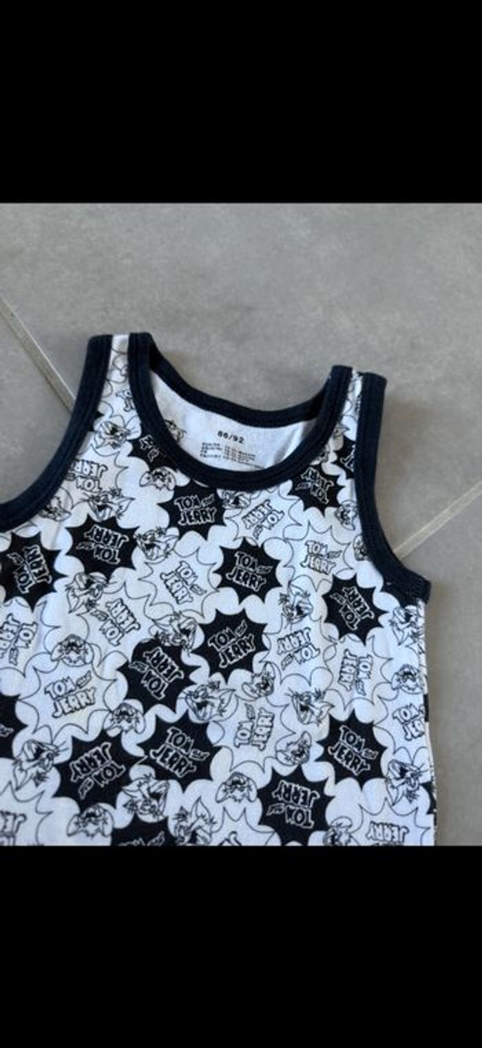 Maillot de corps Débardeur tee shirt Tom and Jerry 24 mois - photo numéro 3