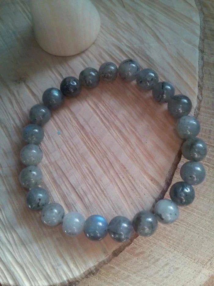 Bracelet en perles de labradorite