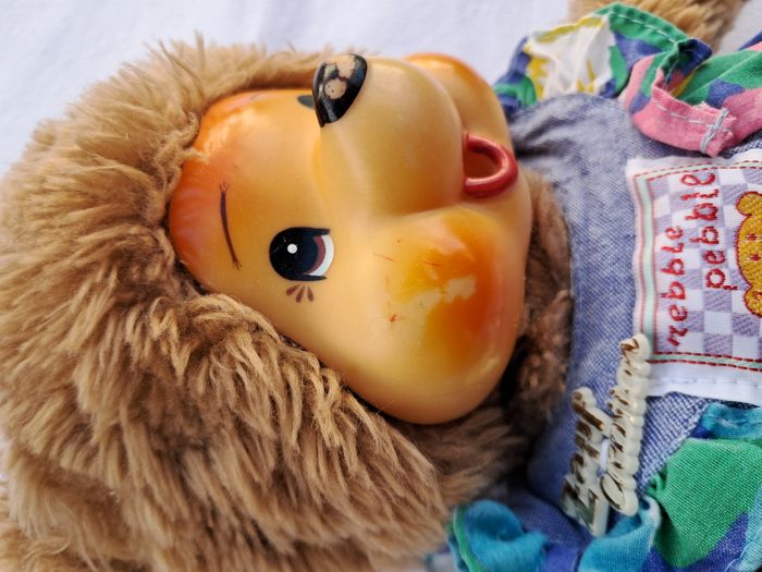 Kiki monchhichi ours en peluche zapf création puschel wuschel Hauteur 26 cm ancien vintage - photo numéro 3