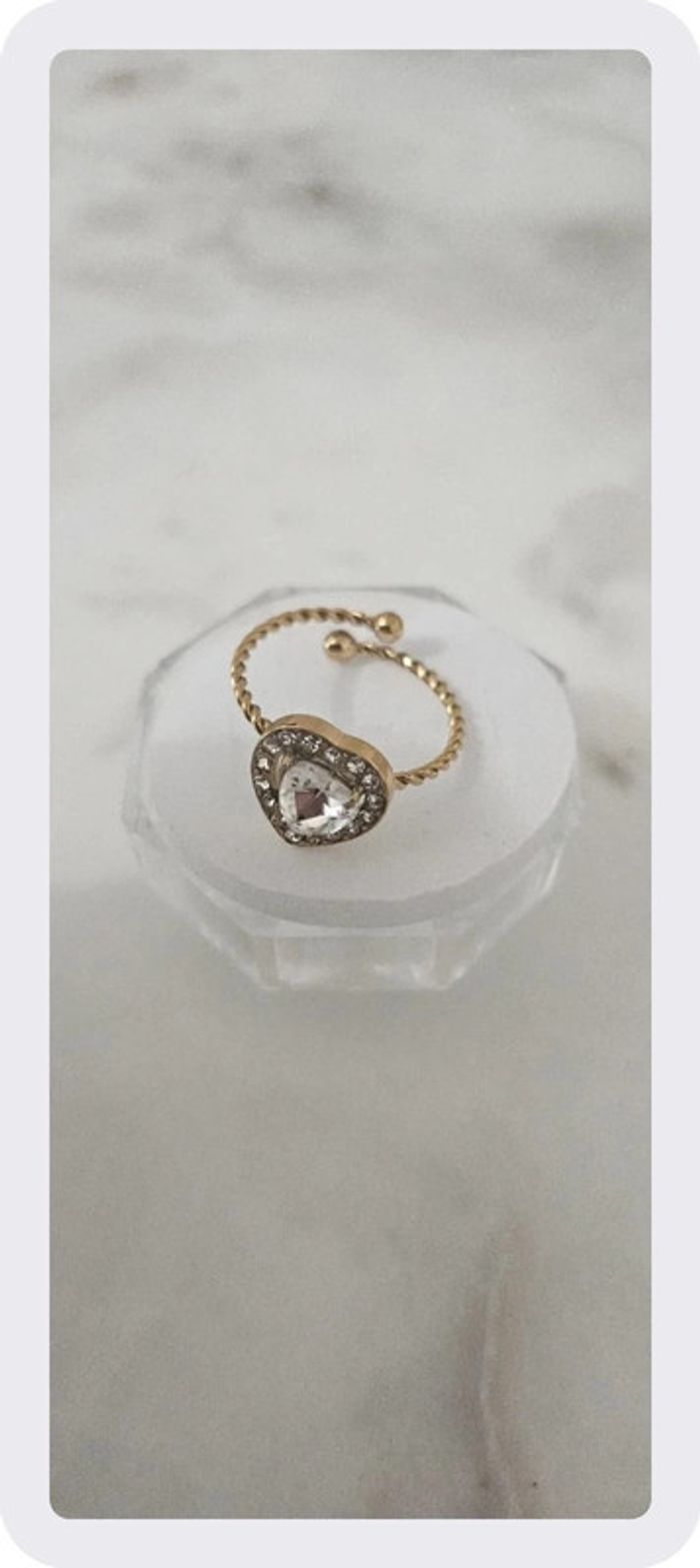 Bague réglable et ajustable pour femmes - photo numéro 2