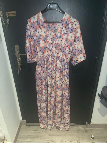 Sublime robe longue fleurie