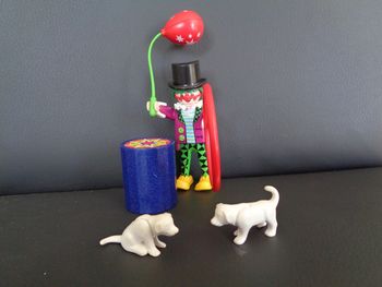 Clown dresseur de chiens - playmobil 4760