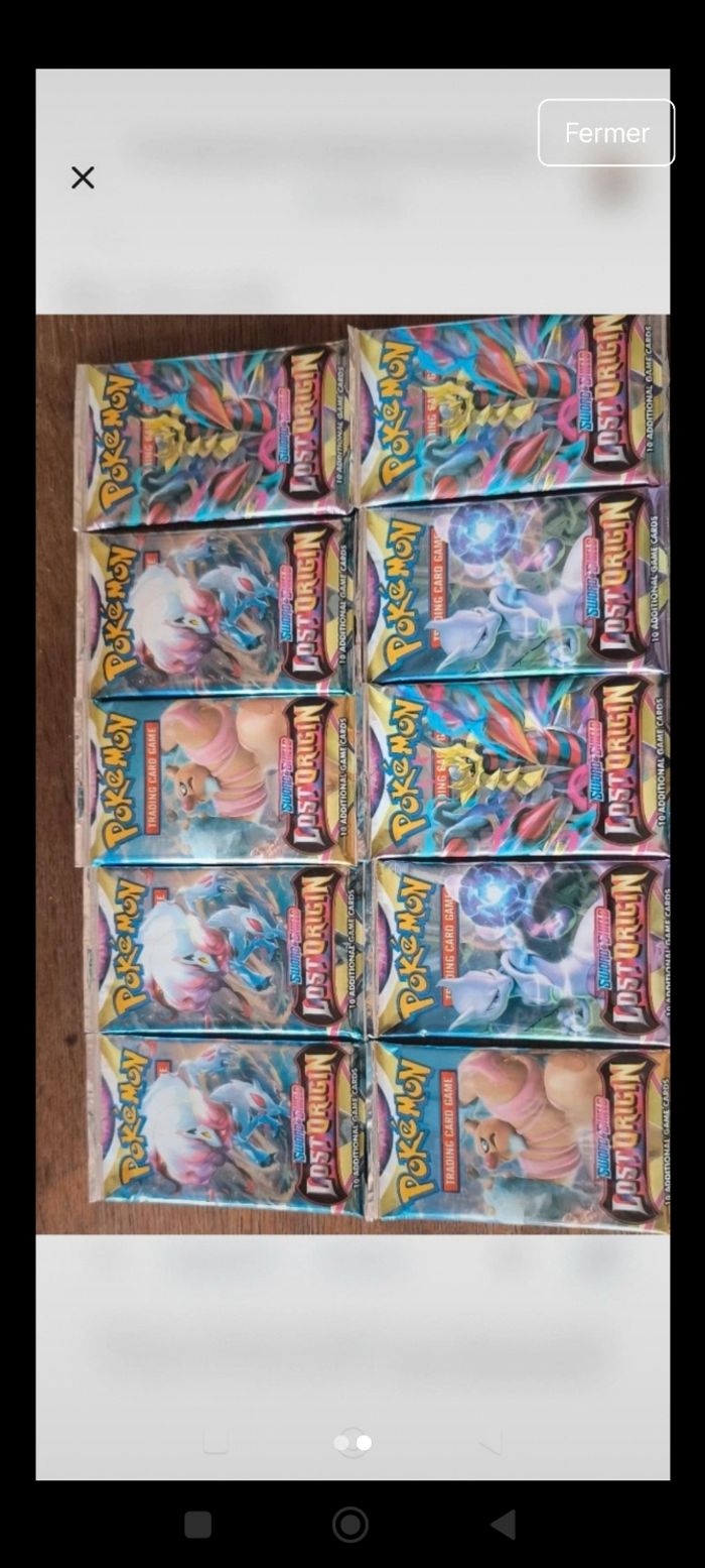 LOT DE 16 BOOSTERS CARTES POKÉMON NEUFS - Lost Origin & Astral Radiance - photo numéro 2