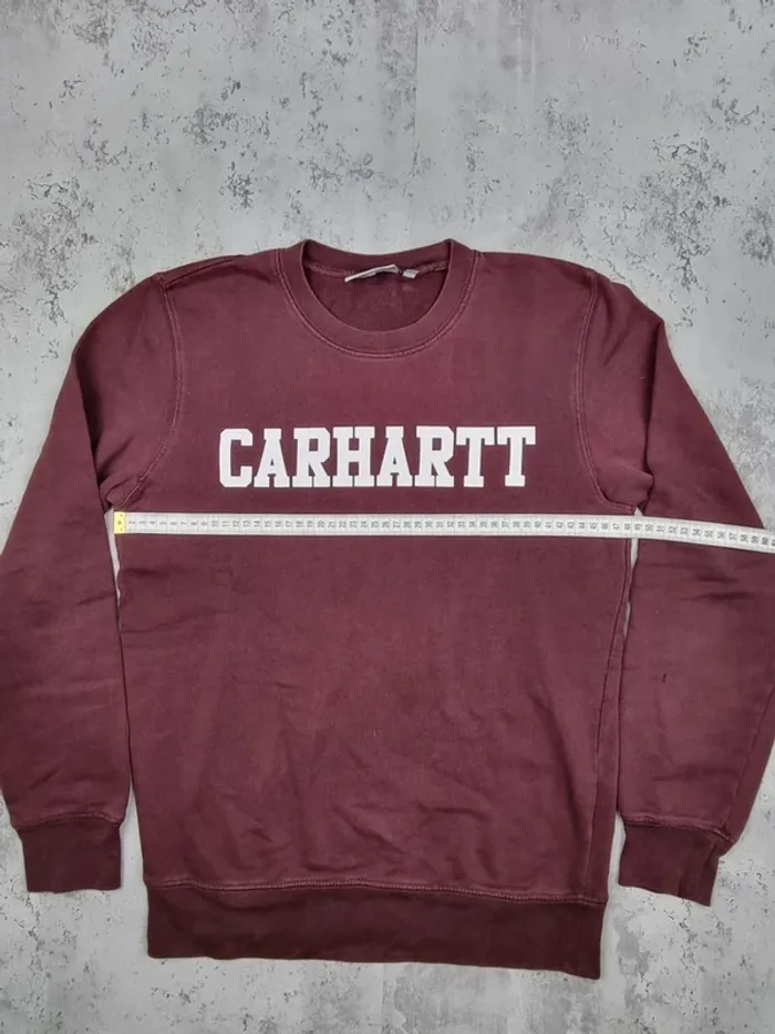 Sweat Carhartt bordeaux, XS Hommes - photo numéro 9