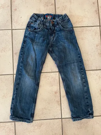 Jean 7ans taille élastique