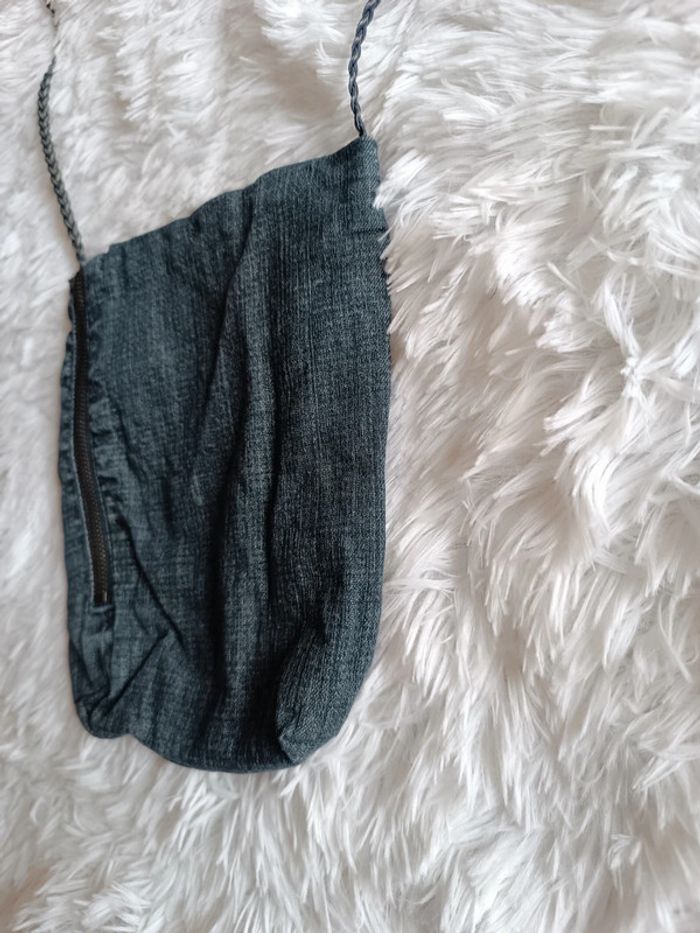 Sac bandoulière en jean (tressée) - photo numéro 7