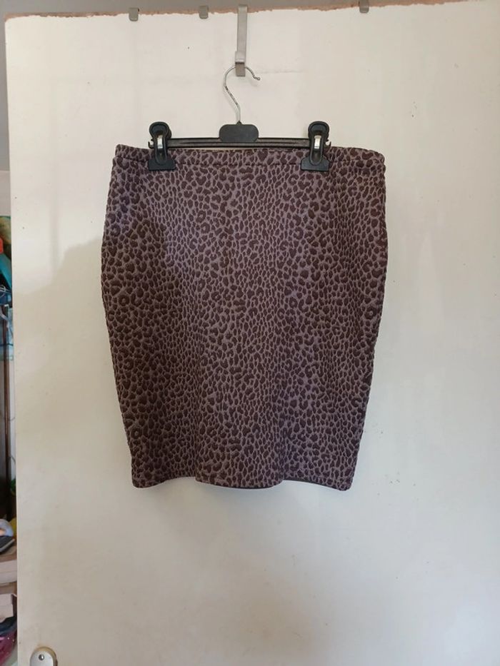 Mini jupe léopard S H&M
