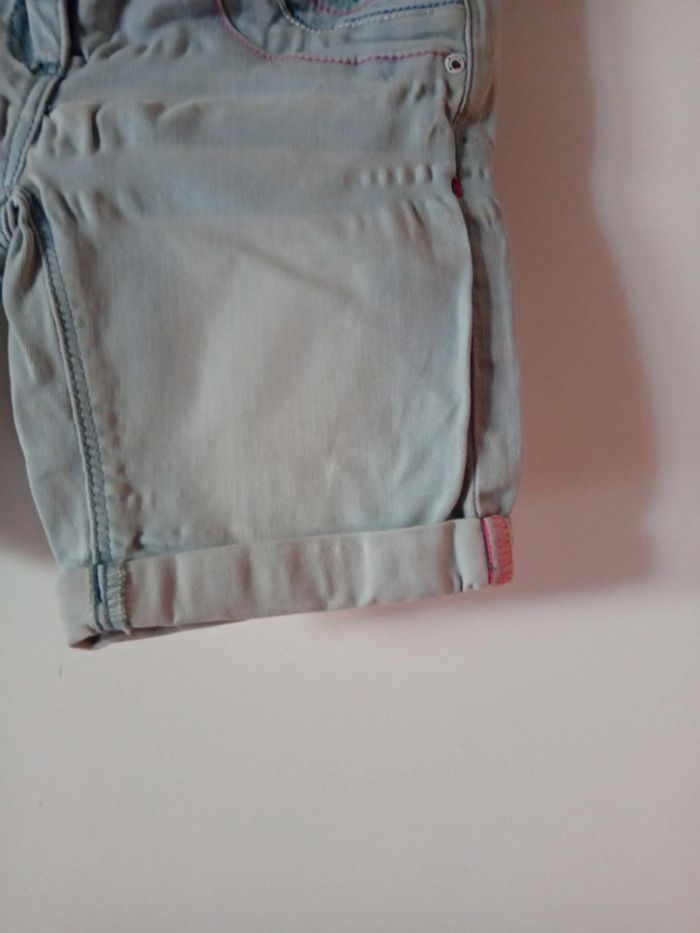 Short en jean bleu clair 4 ans - photo numéro 5