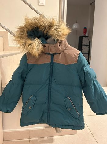 Parka à capuche Bleu canard Sergent Major 4 ans