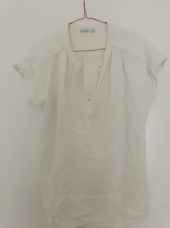 Chemise sans manches EDC Esprit T.M blanc cassé