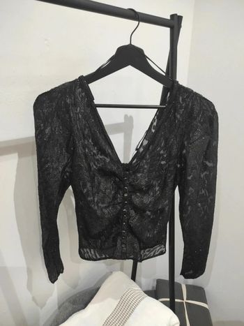 Mango. Chemisier jacquard lurex. Neuf avec étiquettes.