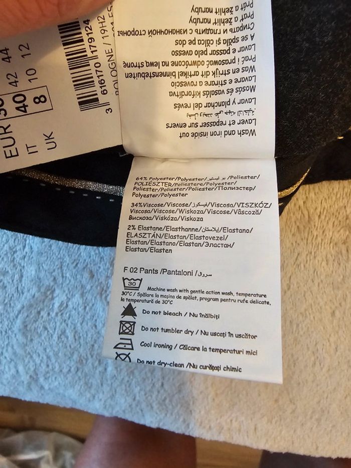 Pantalon droit Camaïeu Taille 36 - photo numéro 6