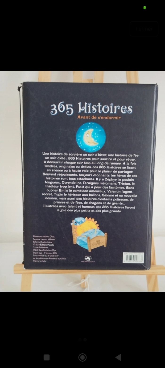 365 Histoires avant de s'endormir éditions Piccolia - photo numéro 2