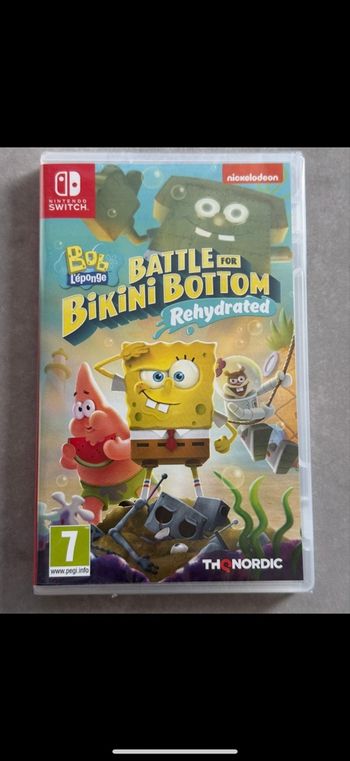 Jeu Switch Bob l'éponge Battle for bikini bottom Rehydrated