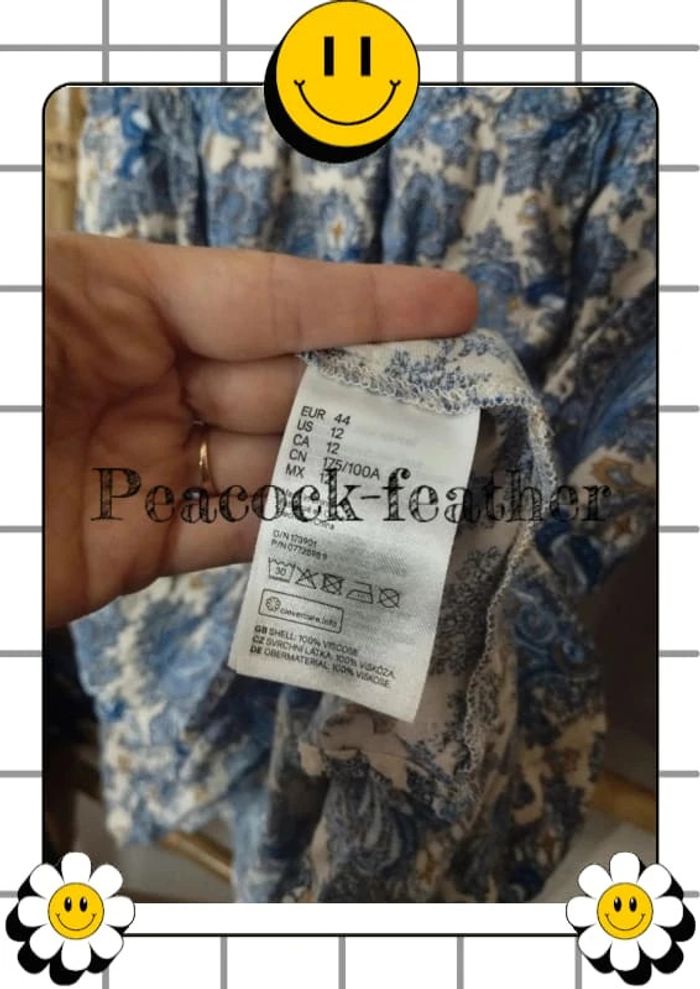 Tunique robe h&M bleue 44 - photo numéro 5