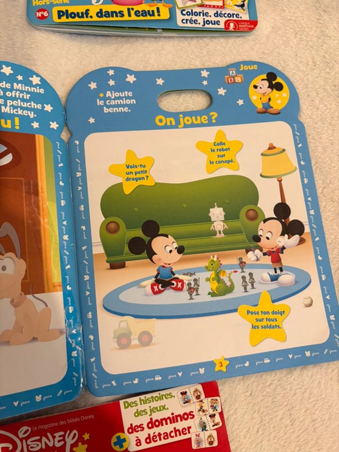 Lot de 5 magazines Disney Baby + 1 offert – Activités, histoires et autocollants (1 à 3 ans) - photo numéro 6