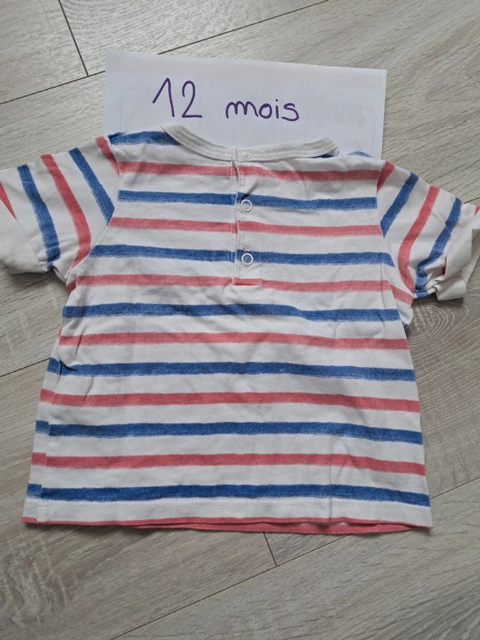 T-shirt manches courtes 12 mois - photo numéro 2