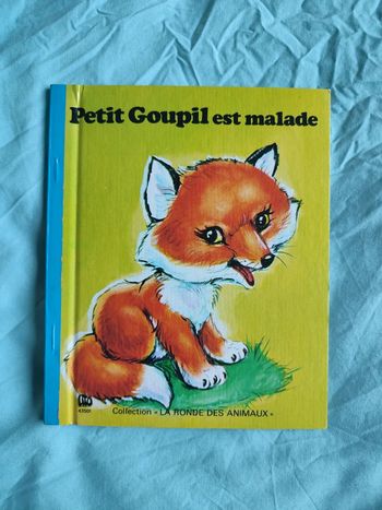 Livre Vintage Petit Goupil est malade