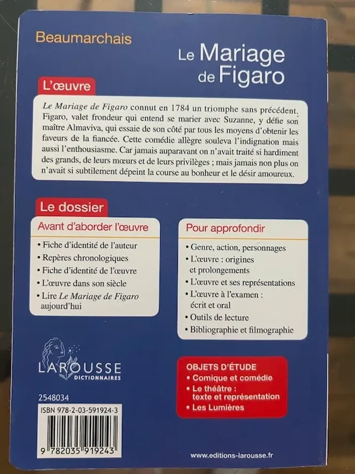 Le Mariage de figaro - Beaumarchais - photo numéro 2