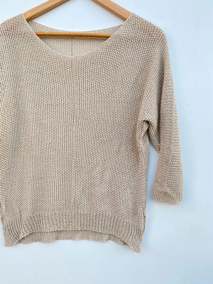 Pull beige - photo numéro 4