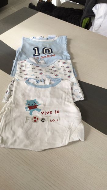Pyjama foot lot de 3 12m L Enfant Do