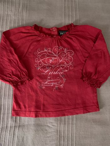 Te shirt manches longues Tout compte fait 12 mois