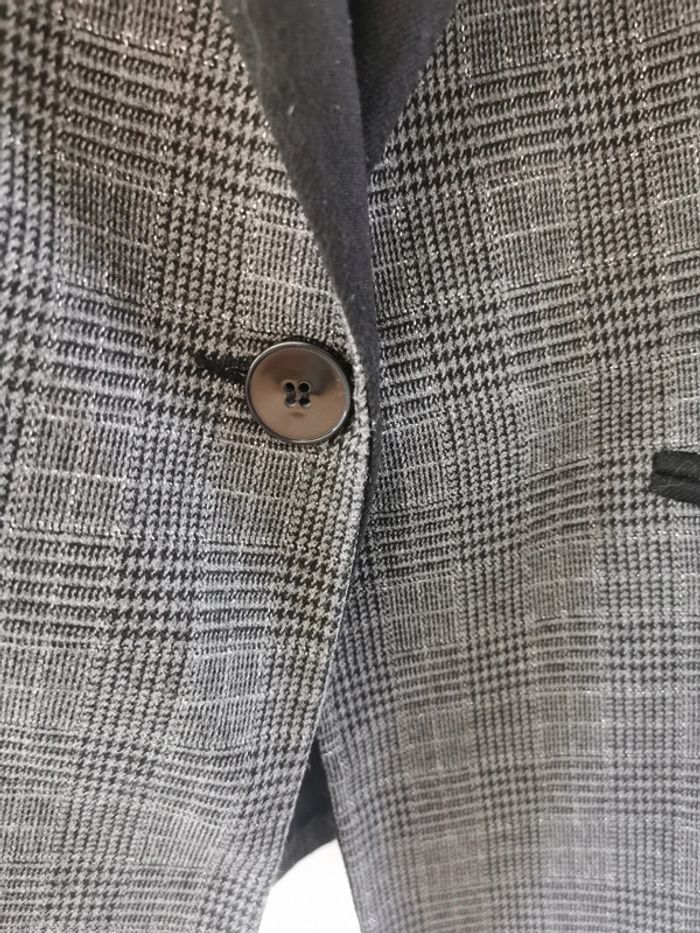 Blazer à carreaux gris - Grain de malice - photo numéro 6