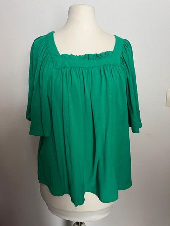 Chemisier, blouse verte taille S