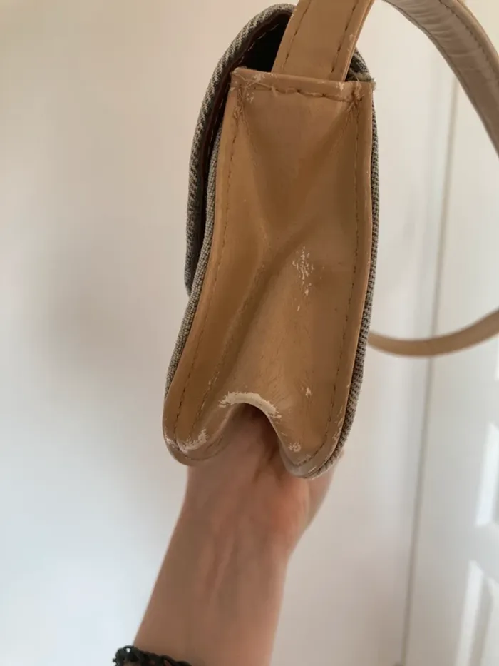 Sac à main en jean, porté épaule - photo numéro 6