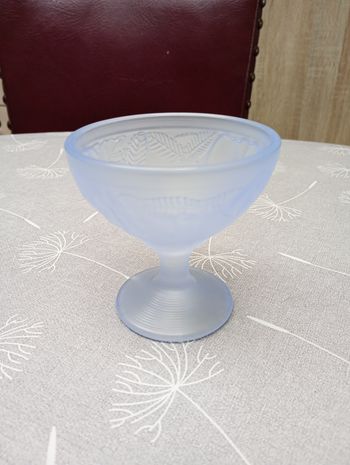Coupe glace verre givré