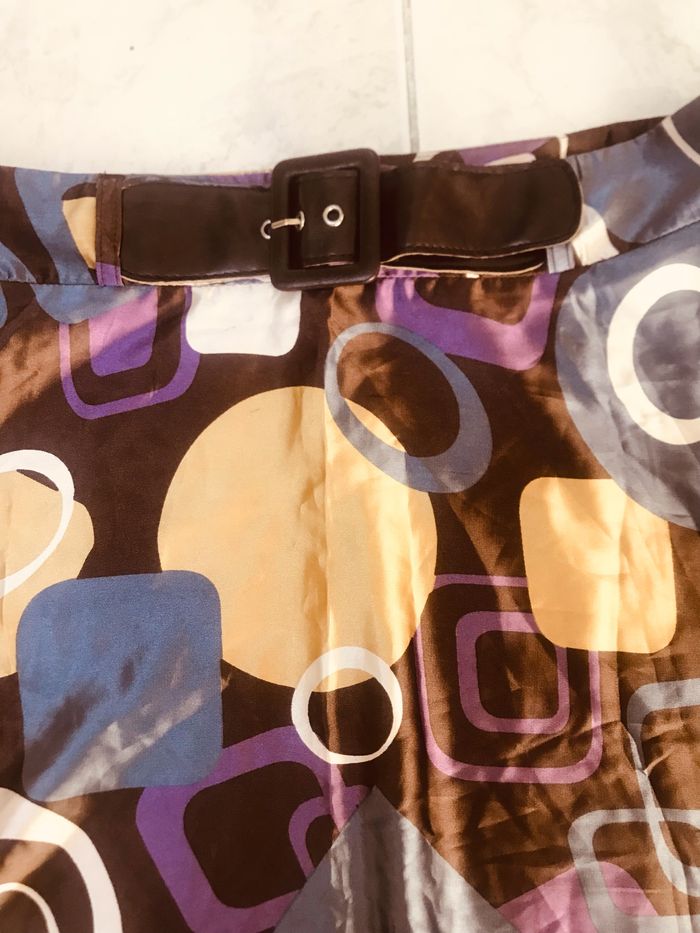 Jupe satin motif pop - photo numéro 4