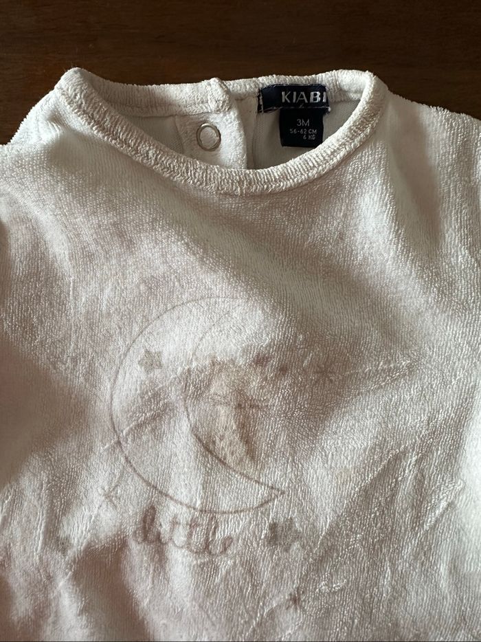 Lot 6 pyjamas velours 3 mois - photo numéro 8