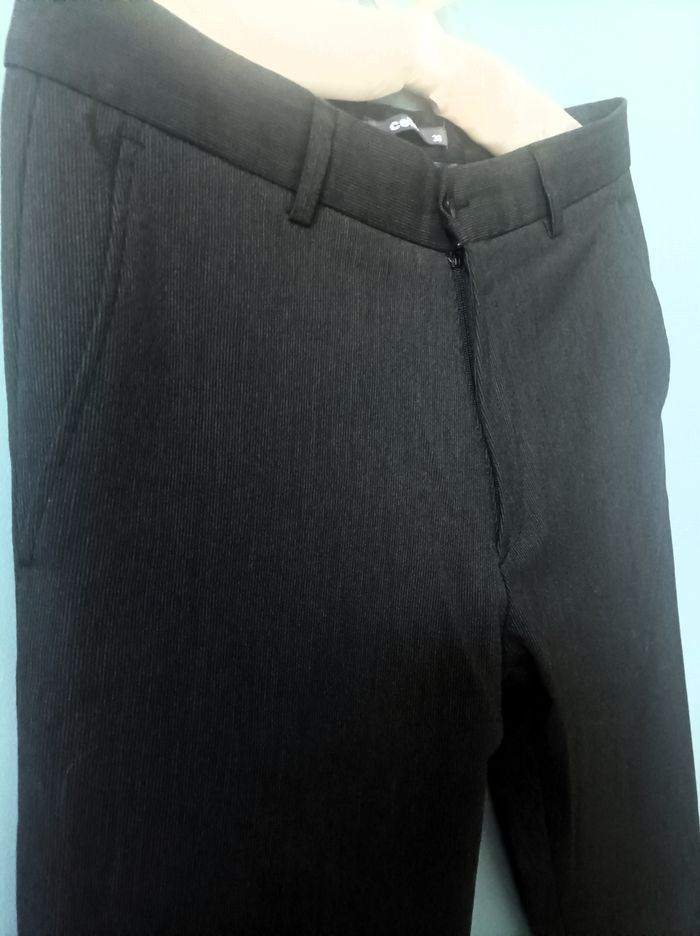 Pantalon tailleur costume femme Celio 38 M gris anthracite TBE - photo numéro 2