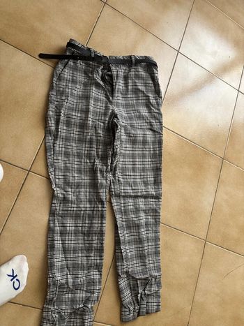 Pantalon rayer avec ceinture