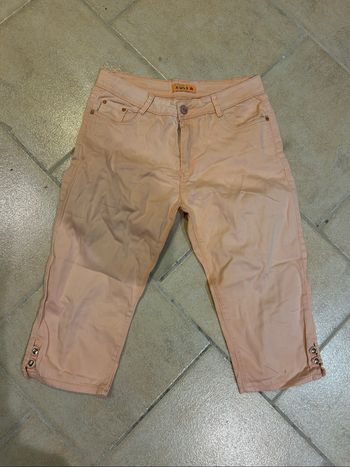 Pantacourt rose taille xl 42