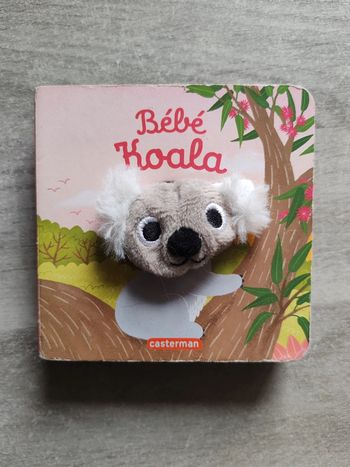 Livre marionnette bébé koala