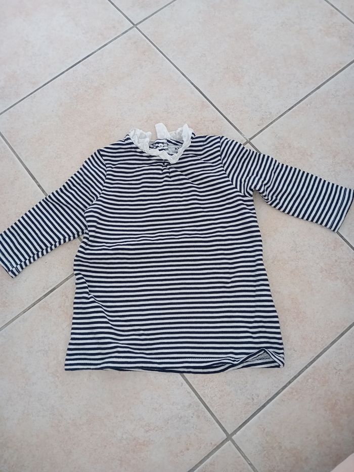 Pull rayé 18 mois