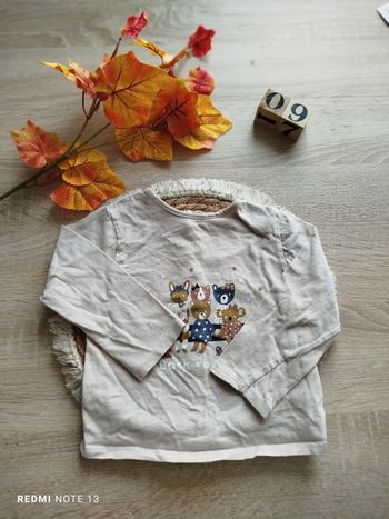 T-shirt manche longue Vertbaudet 9mois