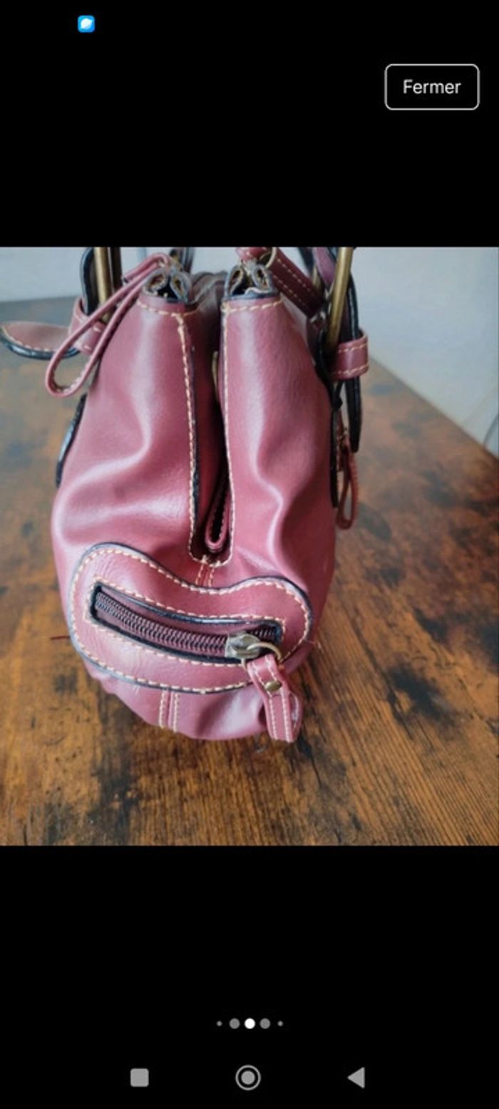 Sac à main similicuir cuir épaules vintage dressing - photo numéro 7