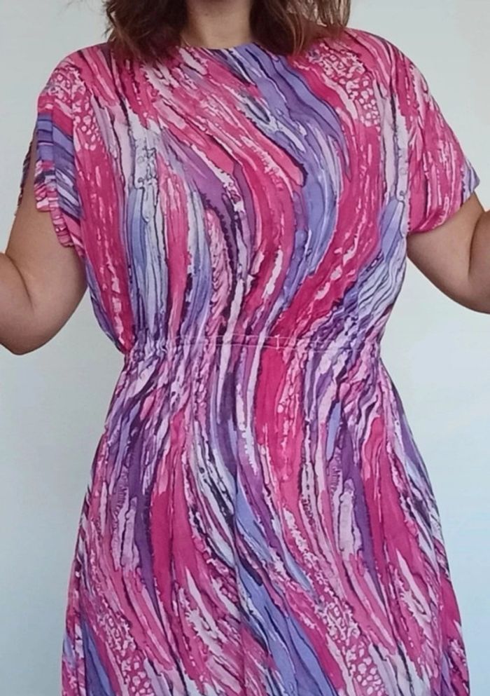 Belle robe colorée vintage TU - photo numéro 2