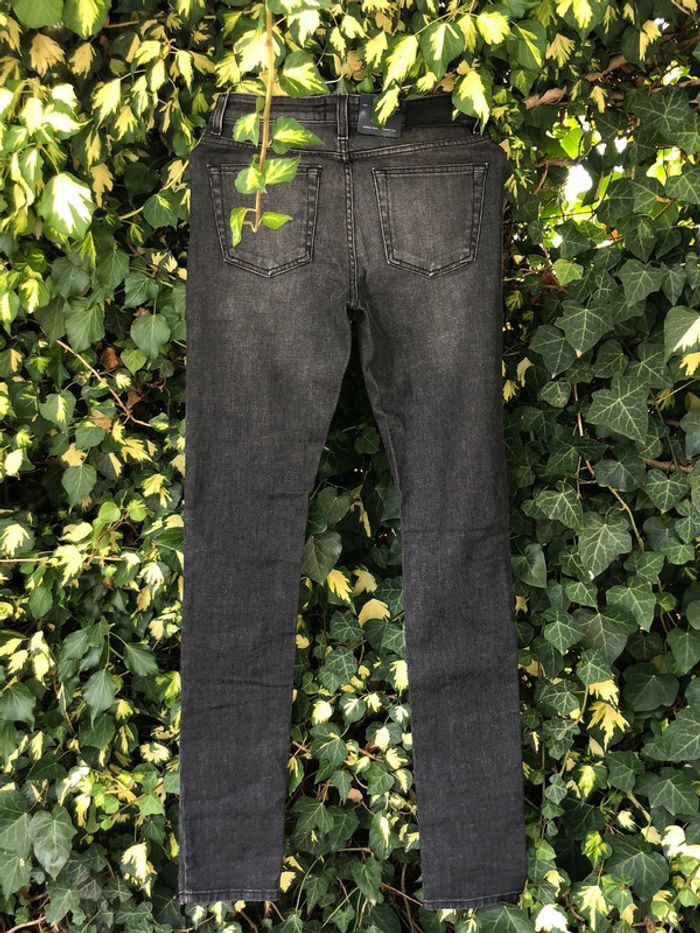 Jean gant neuf noir délavé en stretch taille 34/36 - photo numéro 8