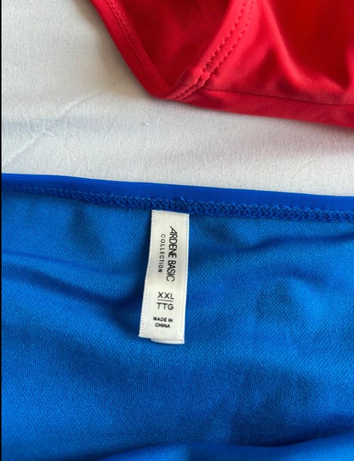 Lot 2 bas de maillot de bain Ardene rouge et bleu taille XXL/44 neuf - photo numéro 6