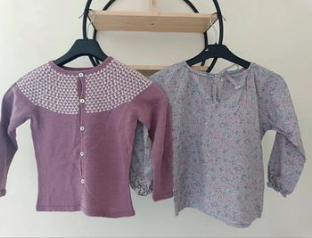 6 ans ensemble little celebs blouse et gilet assorti