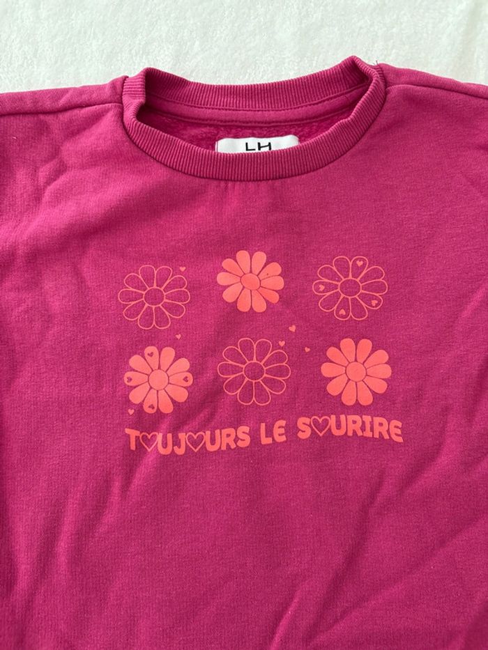 Pull rose toujours le sourire 4 ans - photo numéro 2