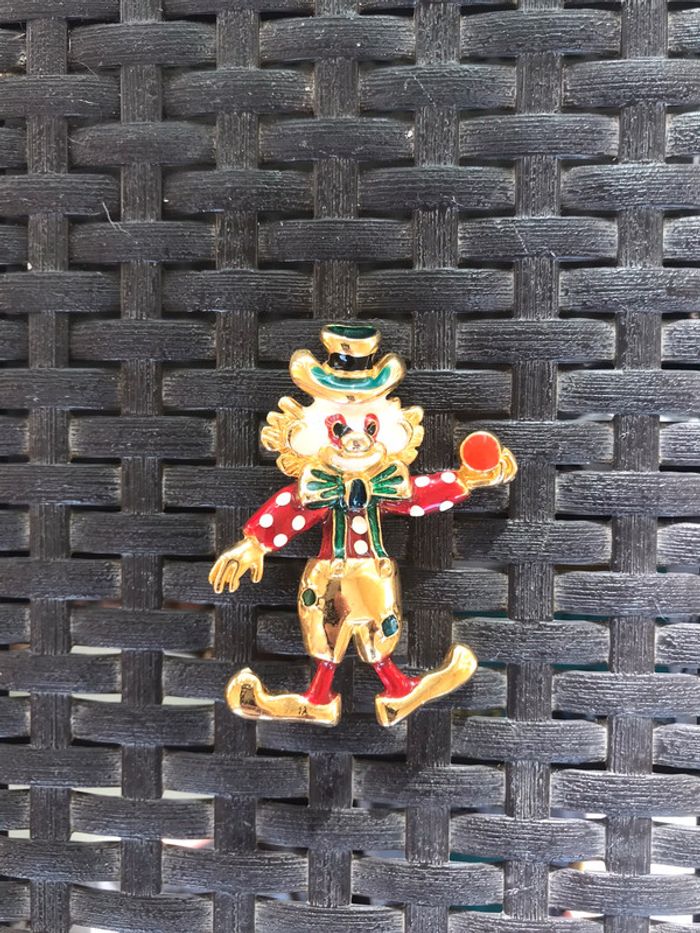 Broche clown - photo numéro 2