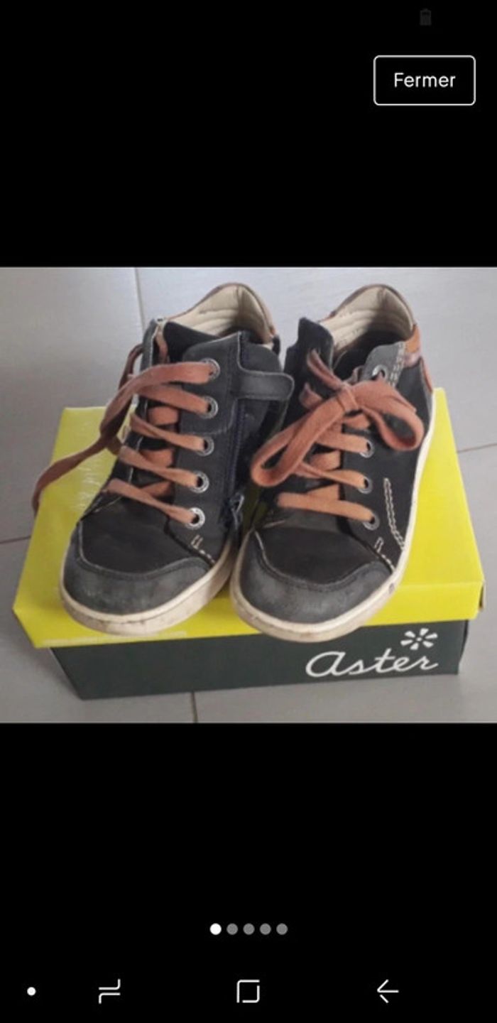 Chaussures cuir garçon Aster - photo numéro 4
