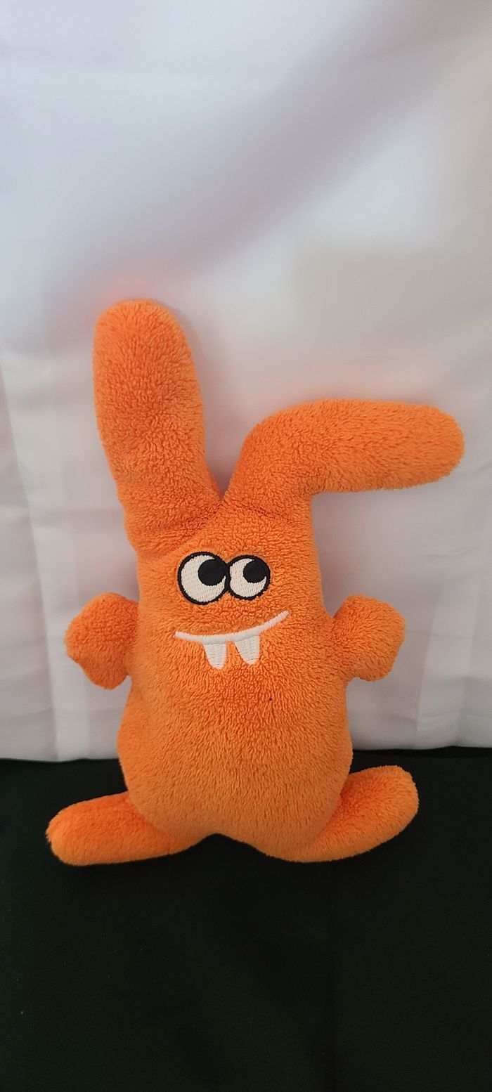 monstre TISSEA FLY peluche doudou orange Gribouille - photo numéro 2