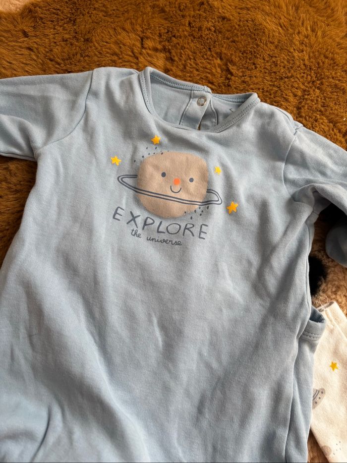 Lot de 2 pyjamas fin planète TEX t.12m - photo numéro 3