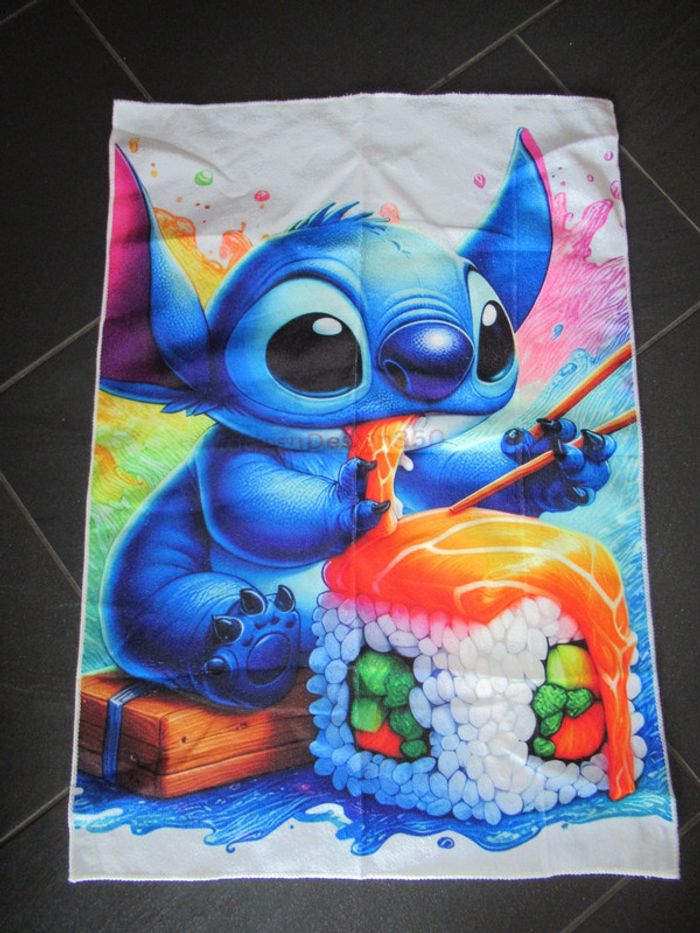 Serviette de douche (bain) Stitch neuve